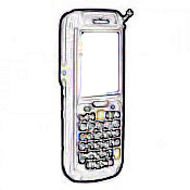 Accessoires pour Accessoires Tablettes et PDA HONEYWELL Fixation main libre  Dolphin 70e 75e